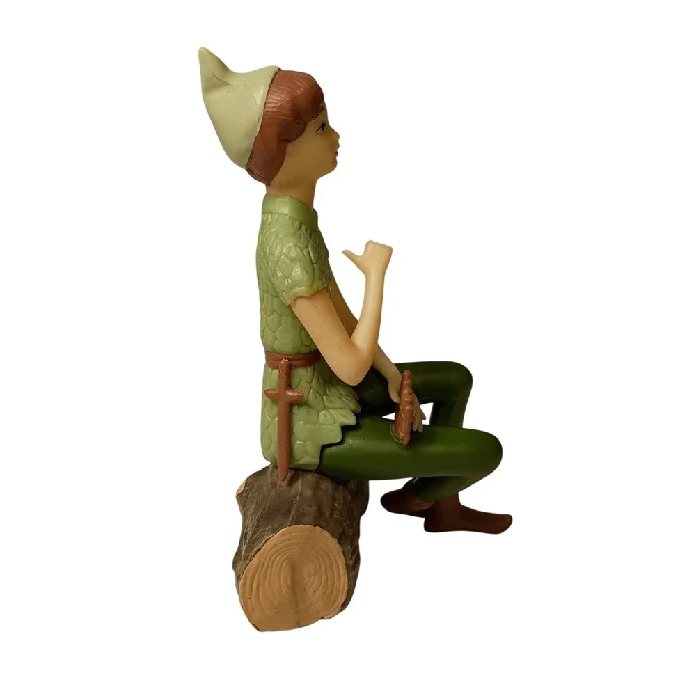 Wilton Cake‎ Topper Peter Pan 6in Character Hard Plastic Hong Kong 1972 Vintage